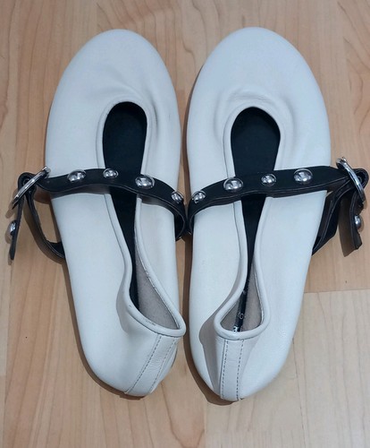 Zara ballet flats ivory size - flats,