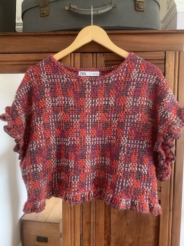 Zara red short - zara,