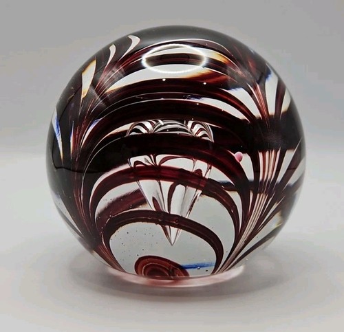 Langham art glass paperweight - langham,