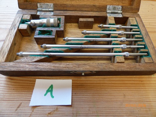 Vintage inside micrometer set - vintage,