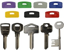 Extra Large Square Headed Top Door Key Cap Cover Yale Key Tag Id Identifier UK