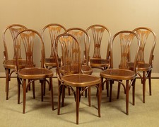 Set of Eight Bentwood Bistro