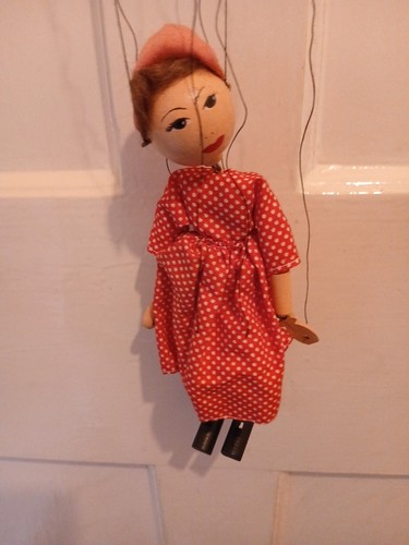 Vintage 1950 picot puppet - vintage,