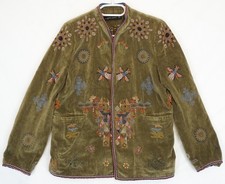 Zara Green Floral & Bee Velvet