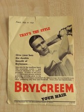 Vintage Brylcreem Advert Cute