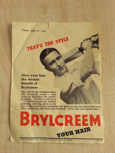 Vintage brylcreem advert cute - brylcreem,