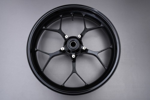Black front wheel rim - front,