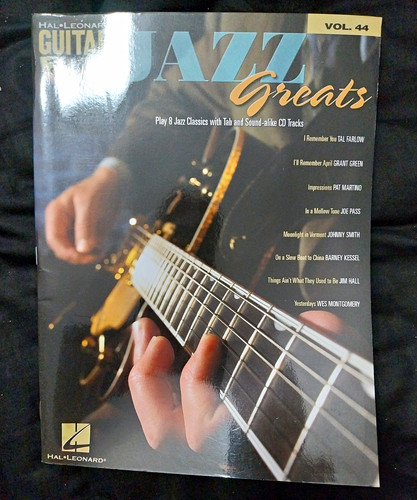 Guitar jazz greats vol - guitar,