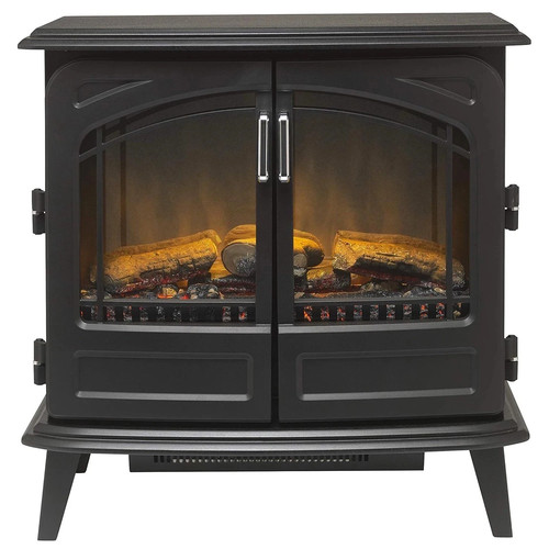 Dimplex cassia noir - noir, optiflame