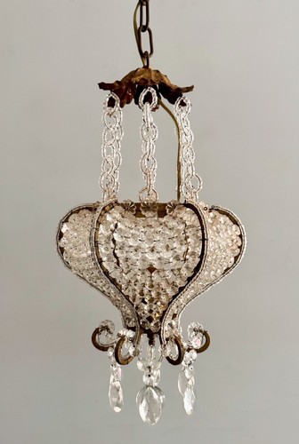 Vintage italian crystal beaded - italian,