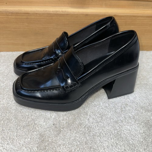 Bershka black chunky loafers - bershka,