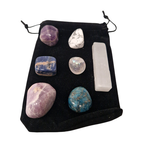 Tumbled crystals selenite - tumbled, &