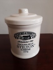 Stilton cheese ceramic pot - cheese,