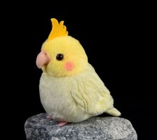 Cockatiel Parrot Bird 5" Stuffed Animal Plush Toys Toddler Doll Kids Gift Yellow