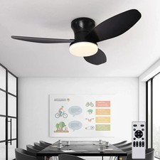 39 inch Dimmable Smart Ceiling Fan Lights with Remote Fan Chandelier Dining Room