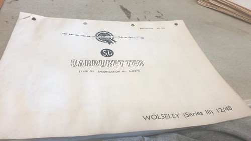 Wolseley series su - -,
