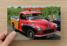 DAN AIR MORRIS MINOR PICK UP  BIRTHDAY CARD - NEW EDITION LIMITED EDITION