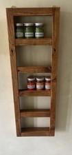Narrow rustic Herb spice rack