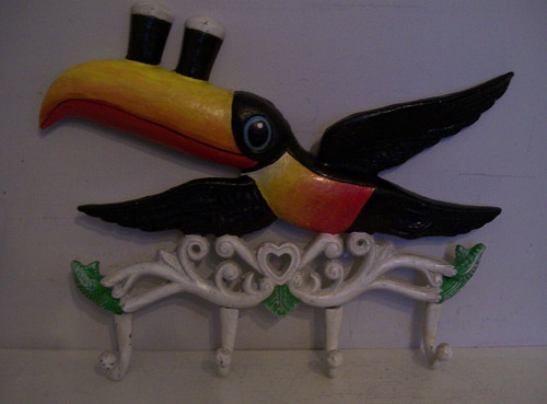 Large coat rack hand painted - coat,