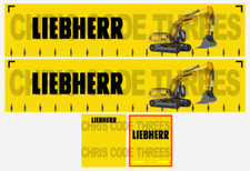 Code 3 Adhesive Vinyl Trailer Decal - Liebherr - 1/50 1/76 1/148 1/87 1/64