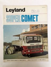 Leyland Super Comet Brochure