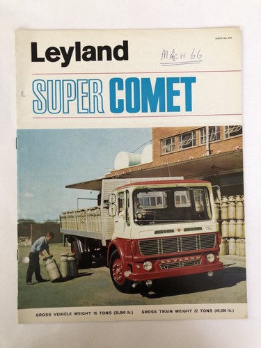 Leyland super comet brochure - super,