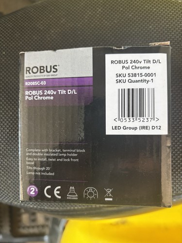 Robus 240v tilt pol - tilt, chrome