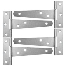 4 x ZINC TEE HINGES 4"