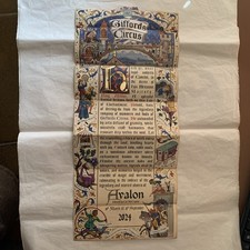 GIFFORDS CIRCUS 2024 Avalon Rare Promotional Scroll Flyer
