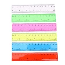 1/10PCS 15cm Color Ruler