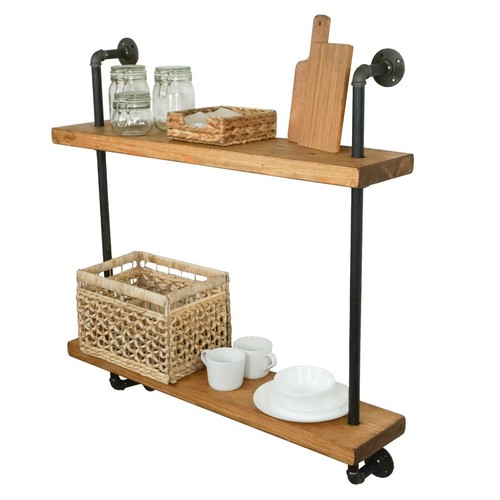 Wood shelving unit - wood,
