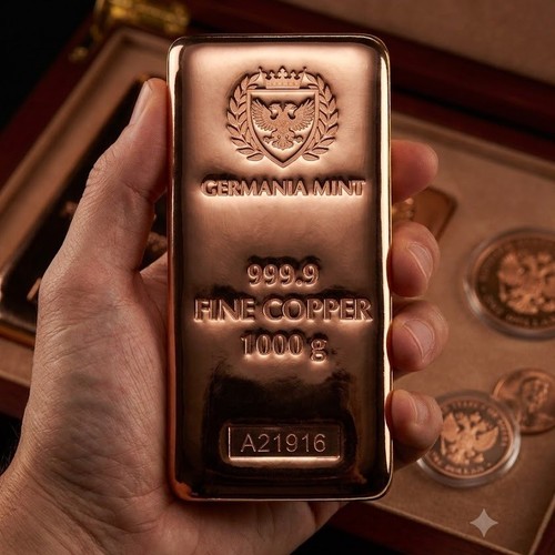 Germania mint copper cast - 1, kg