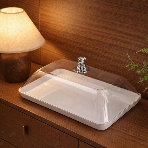 Cake stand with lid - cake,