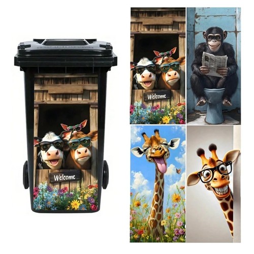 4pcs funny animal - 4pcs, bin
