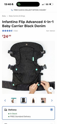 Infantino baby carrier - 4-in-1,