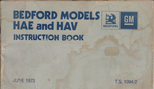 Bedford van hae hav 1256cc - ha,