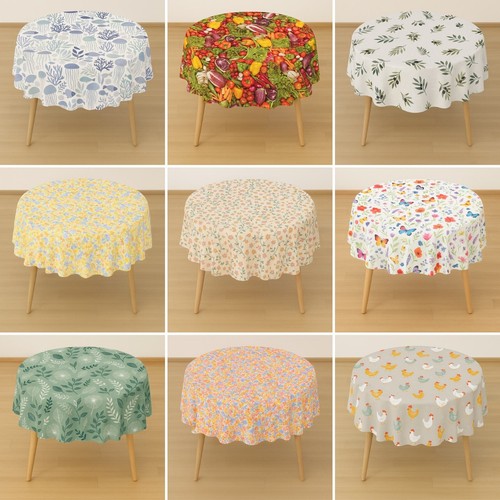 Round wipe clean pvc - round,