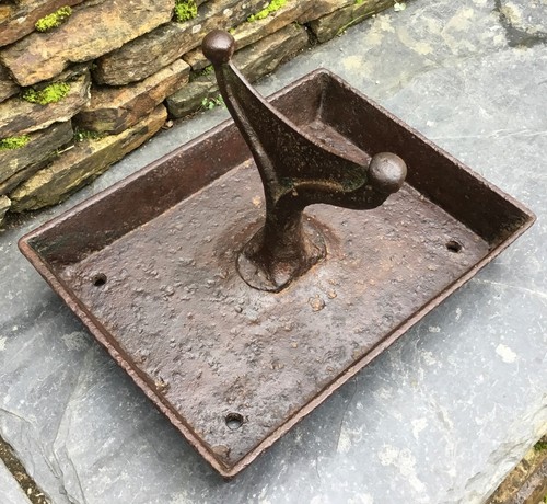 Cast iron boot scraper - cast,