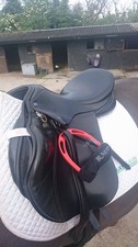 black 17.5 Ideal jump saddle Medium