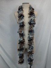 Y2K Grannycore Ruffle Scarf