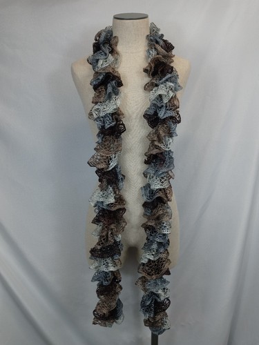 Y2k grannycore ruffle scarf - y2k,