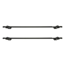 Streetwize Universal 125cmSteel Roof Rack Cross Bars for Cars Raised Rails