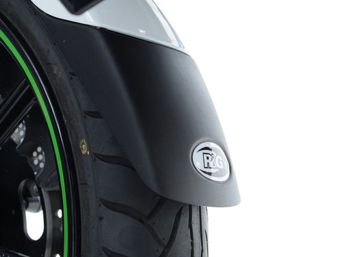 Black front fender extension - front,