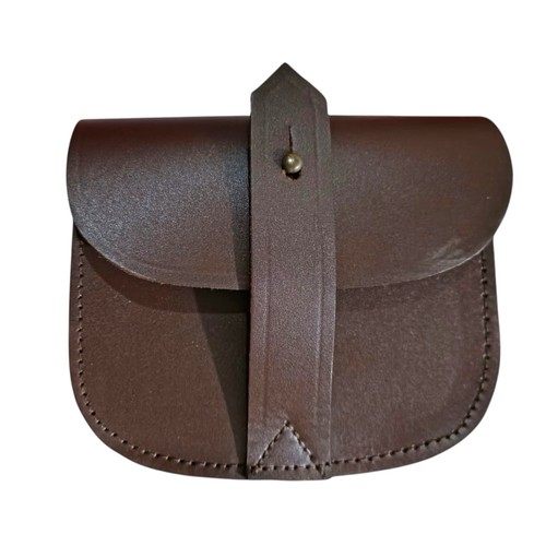 Brown genuine leather ammo - brown,