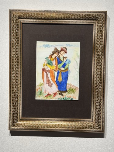 Khatam persian hand painted - persian, hand-painted