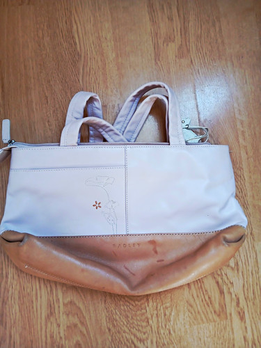 Radley leather floral - leather, cutwork