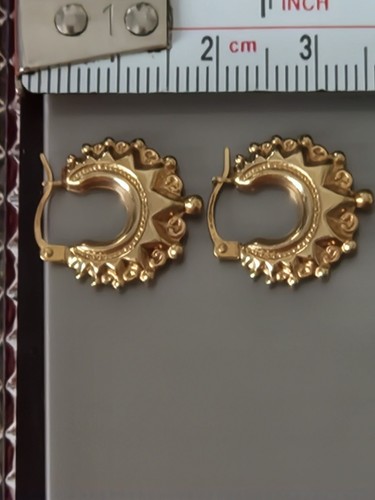9ct gold creole gypsy - 9ct,