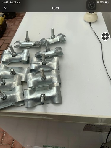 Clips for heras fence - for,