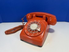 Vintage Retro Orange Rotary