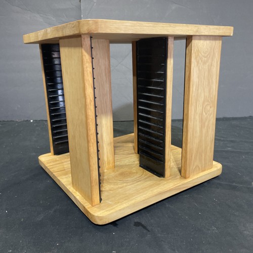 Rotating wooden carousel - cd,
